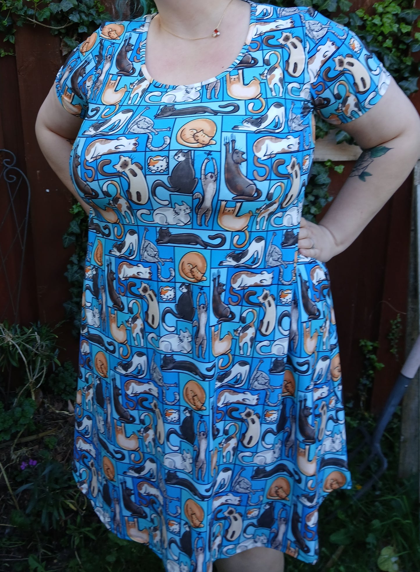 Cat tetris dress