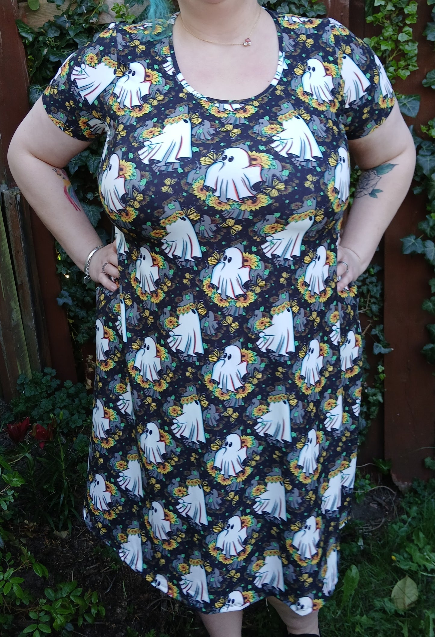 Sunflower Ghosts Dress