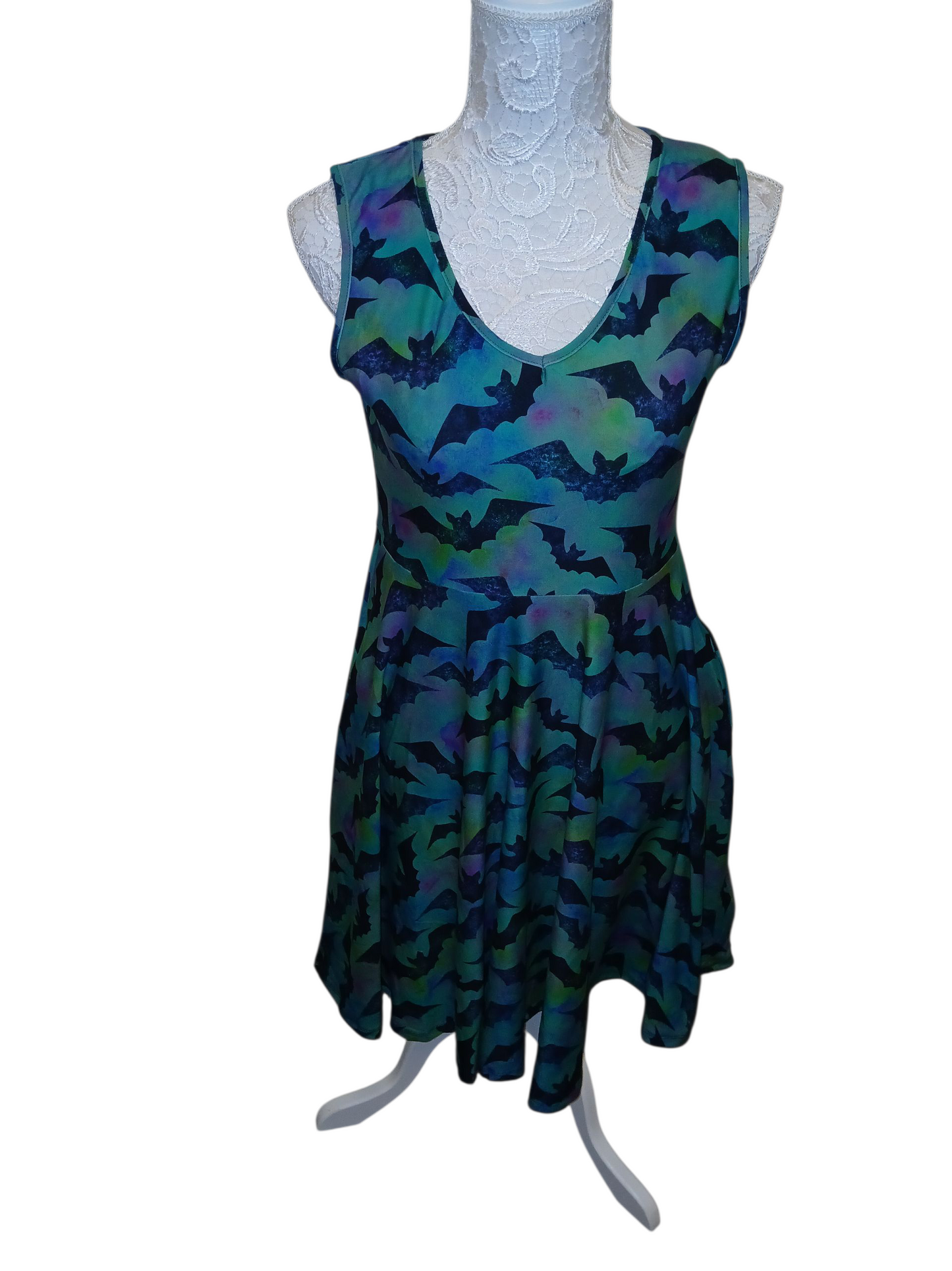 Grunge bats Skater Dress