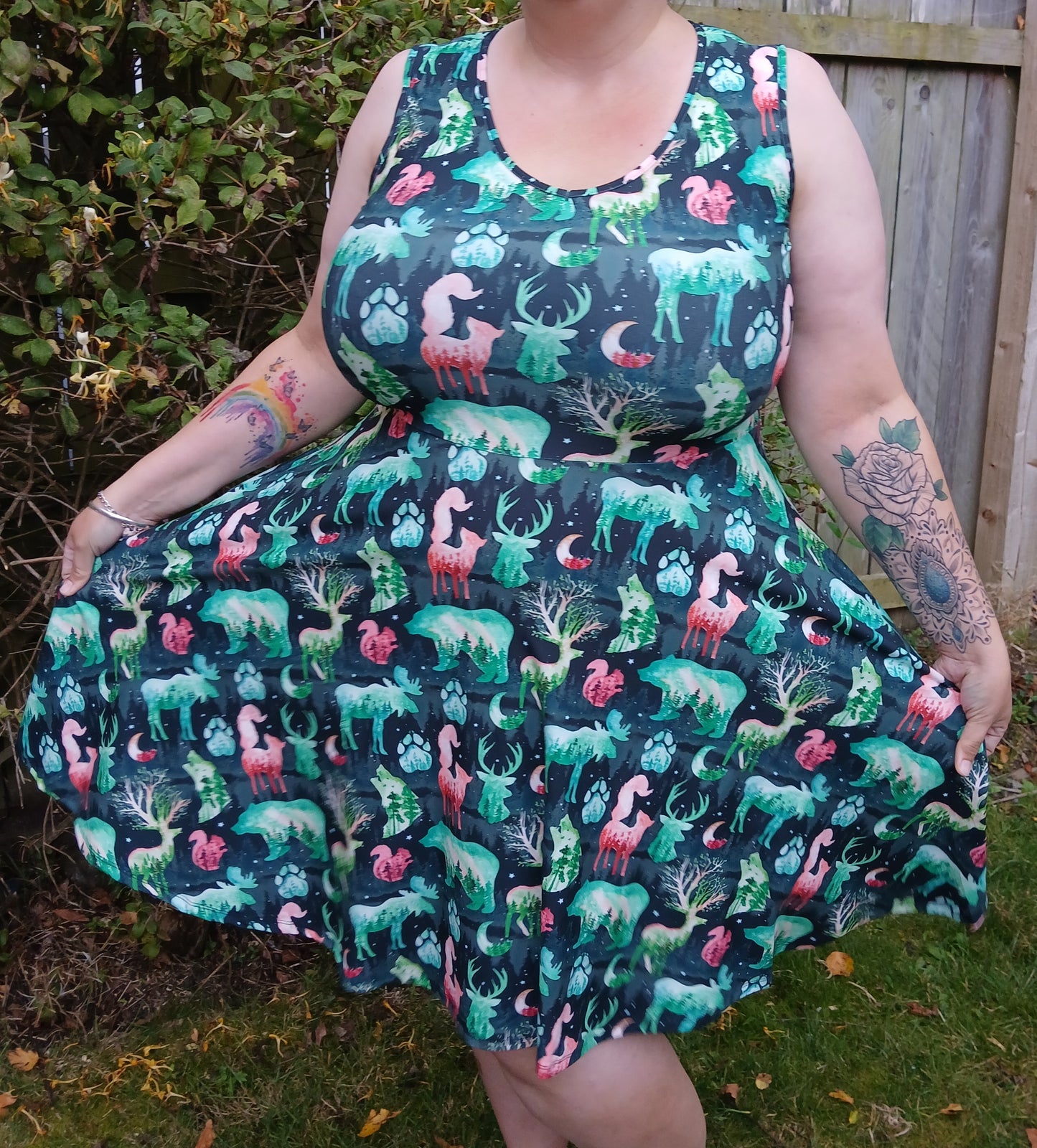 Wonderous woodland Skater Dress
