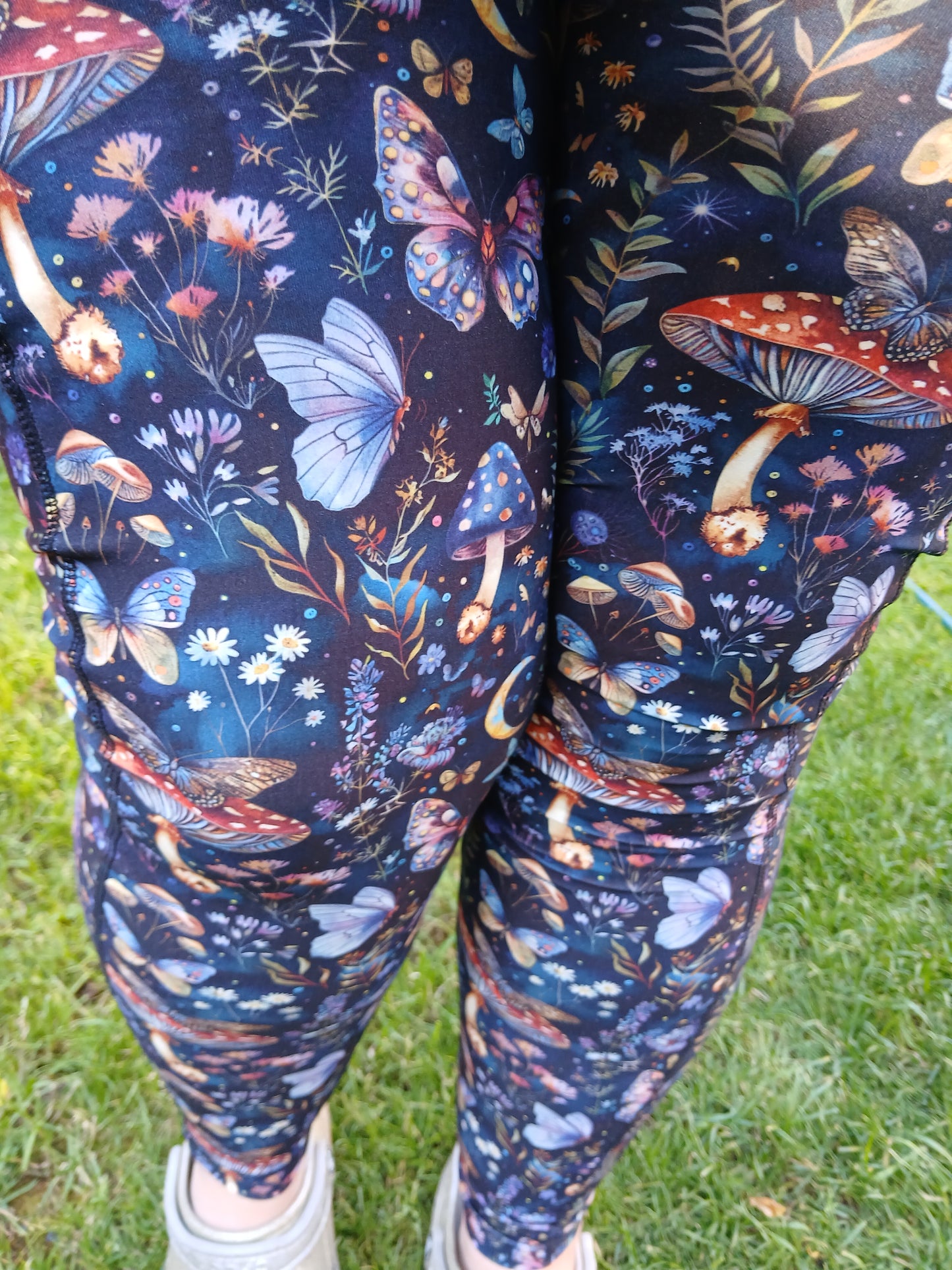 Butterfly and mushrooms Pockets
