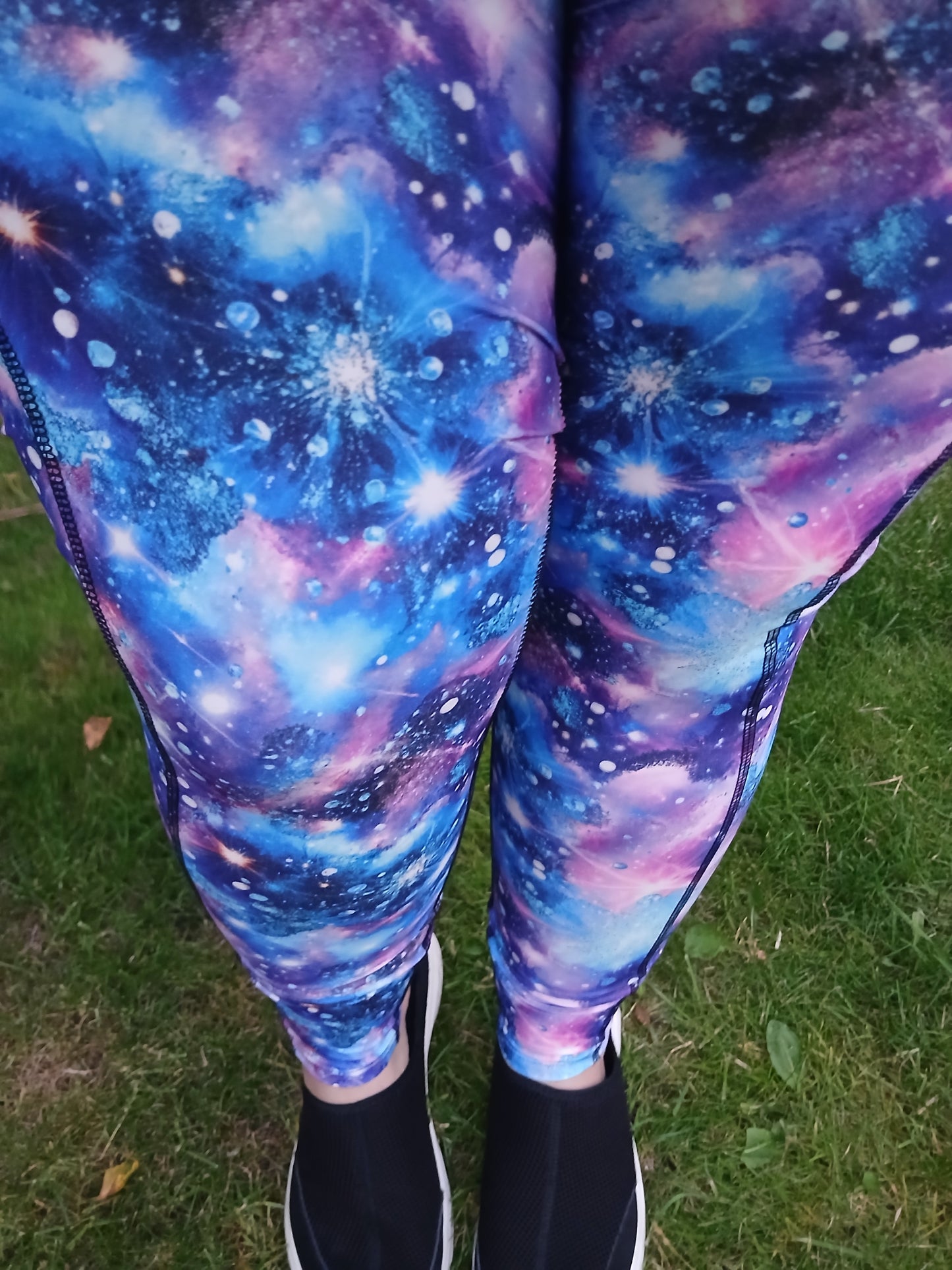 Glitter space leggings Pockets