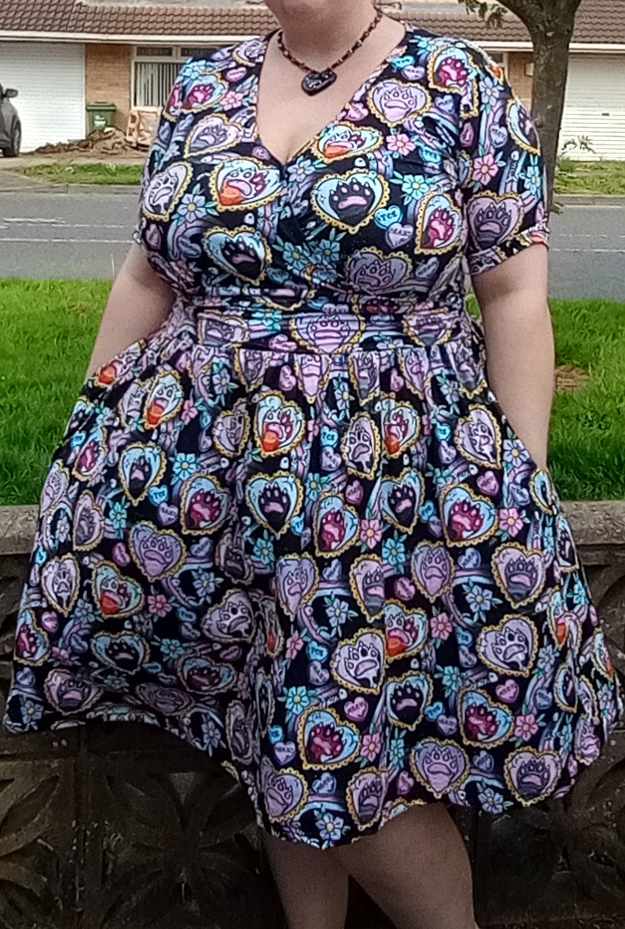 Toe Beans Wrap Style Dress