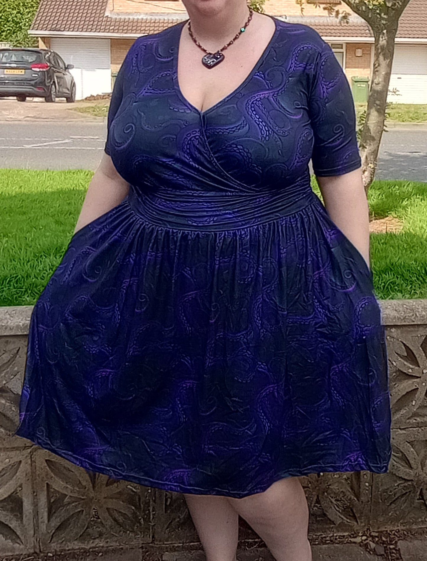 Sea Witch Wrap Style Dress