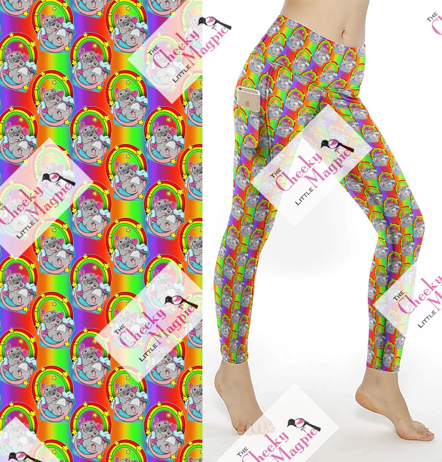 Rainbow Rats Yoga POCKETS