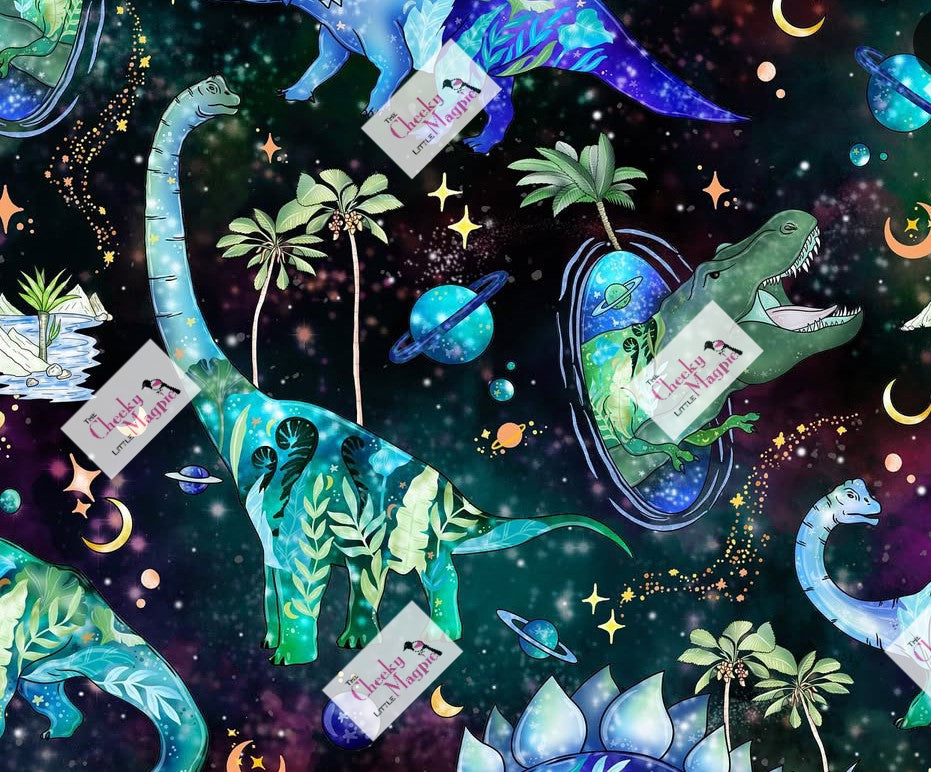Space Dinosaurs leggings- pockets