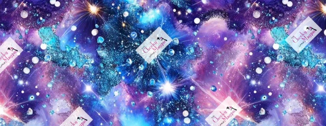 Glitter Space capri Pockets
