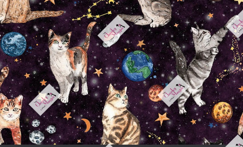 Cat Space capri Pockets