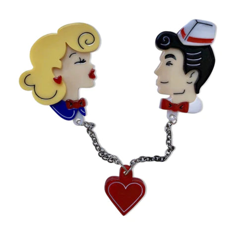 Belle and Beau Kiss Lipstick and Chrome