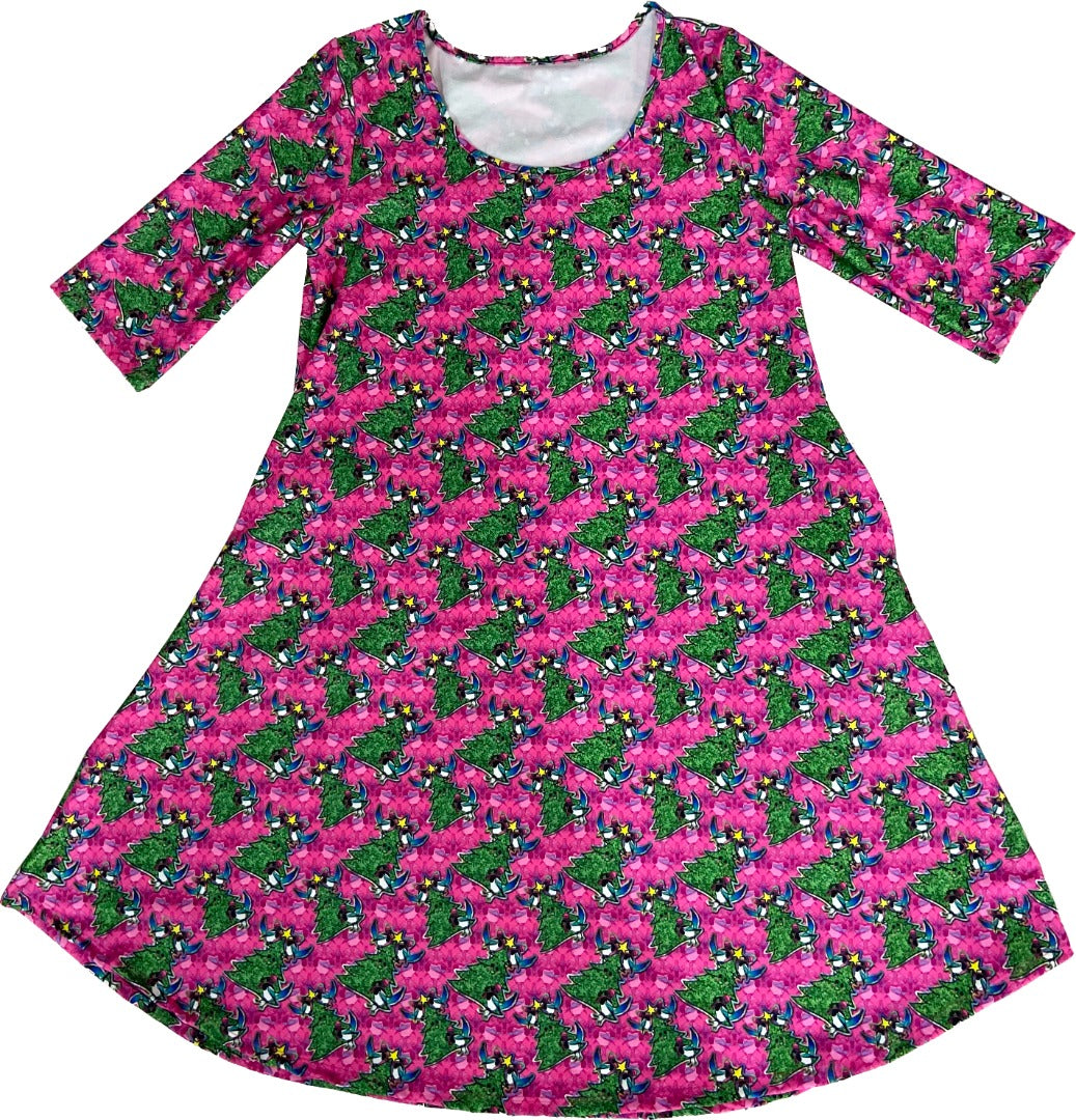 Pink Cheeky Magpies - 3/4 sleeve