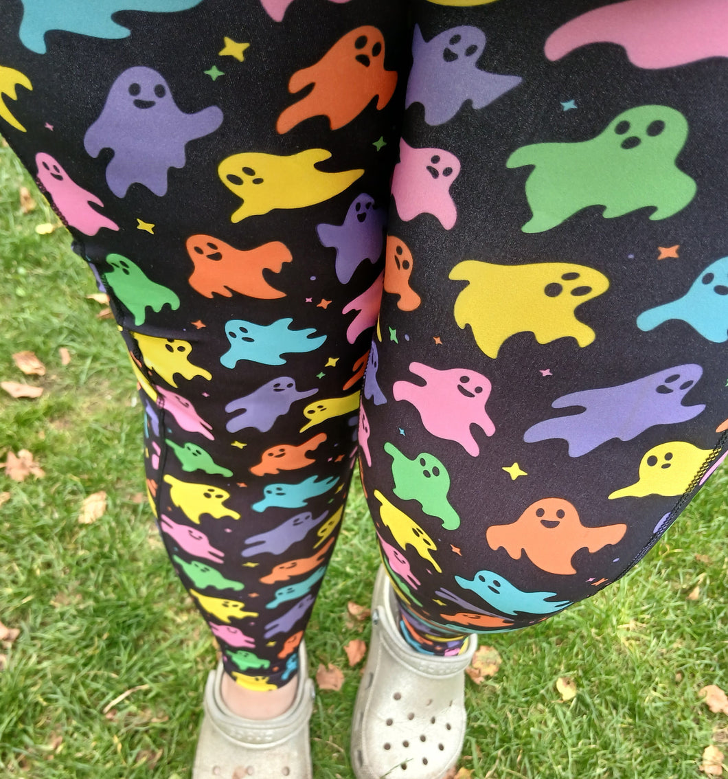 Rainbow Ghosts yoga POCKETS