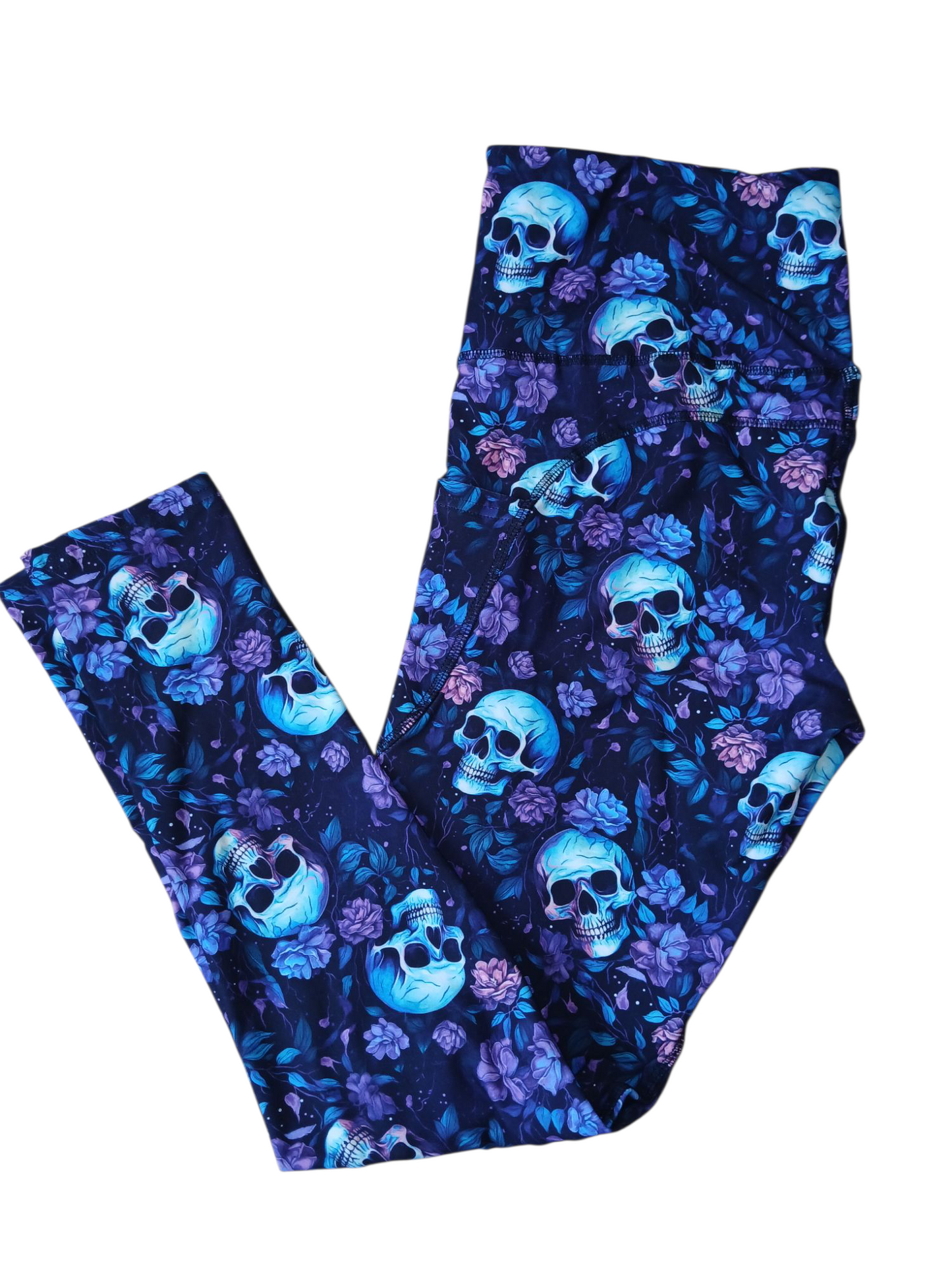 Floral Skulls  - Pockets