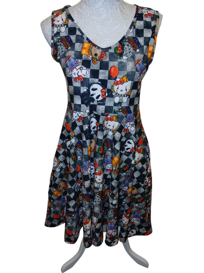 Horror kitty Skater Dress