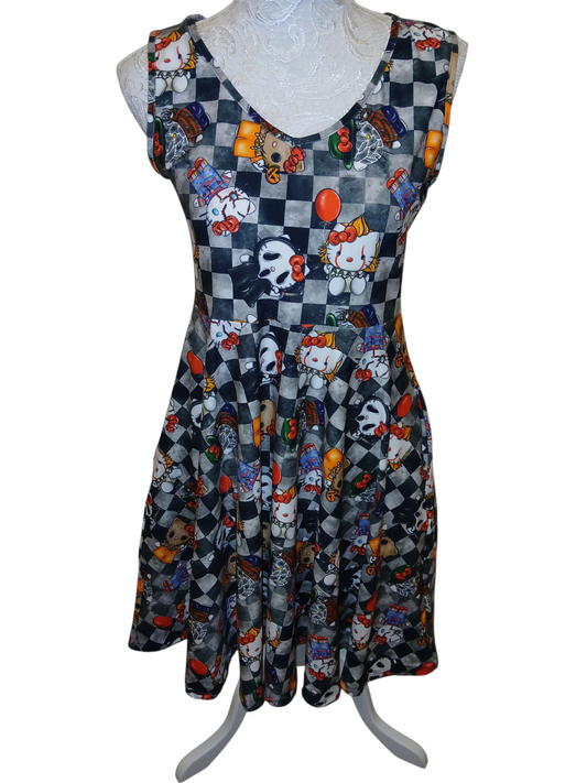Horror kitty Skater Dress