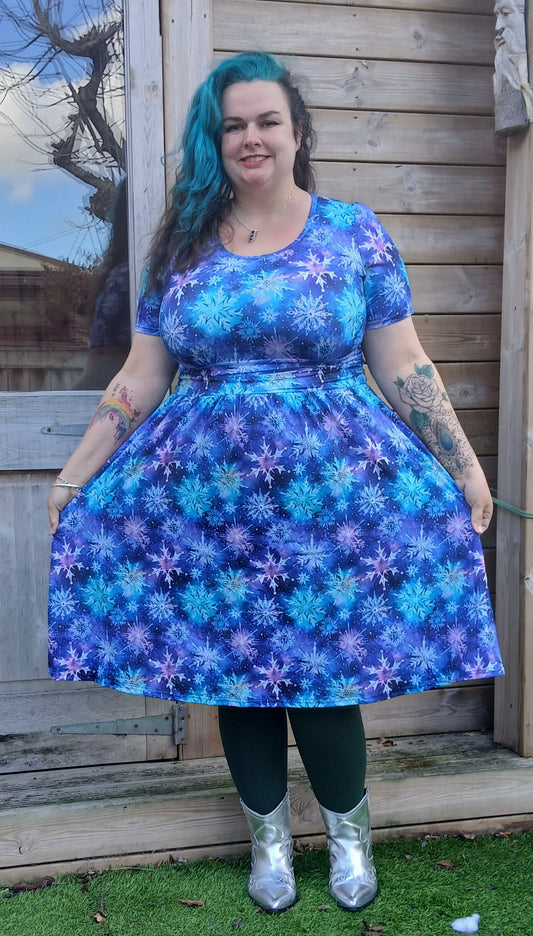 Snowflakes Tina Dress