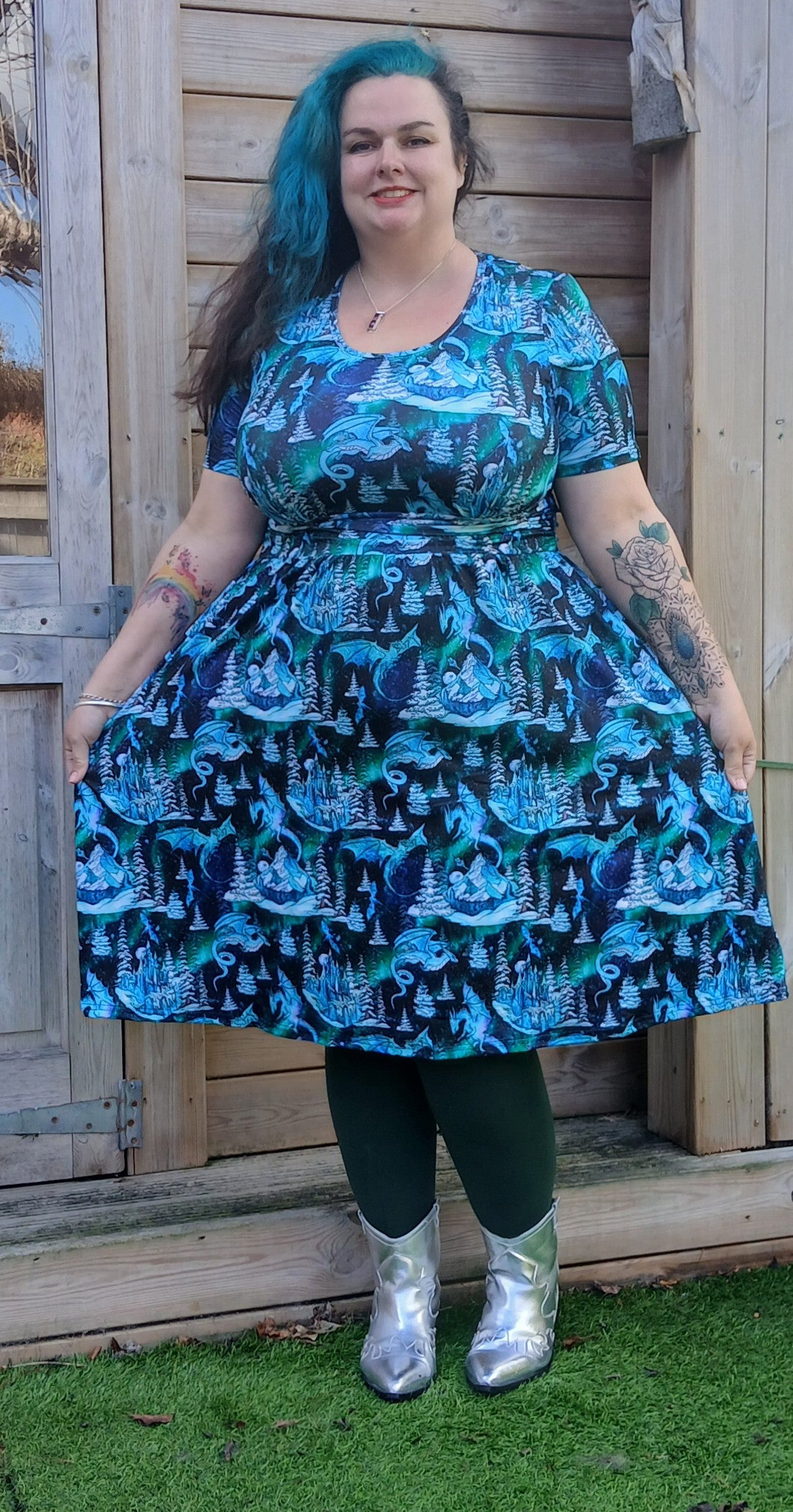 Aurora Winter Dragons Tina Dress