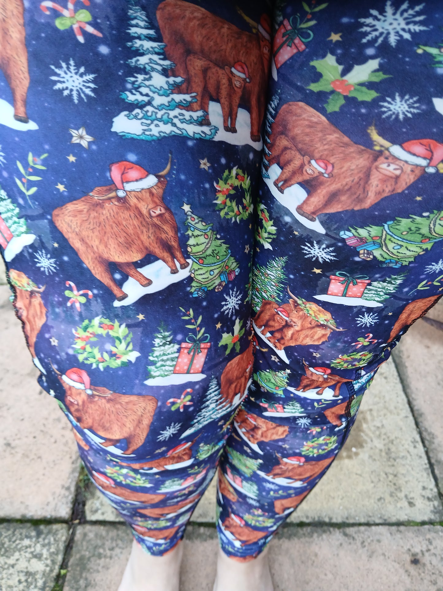 Christmas Cows -Pockets