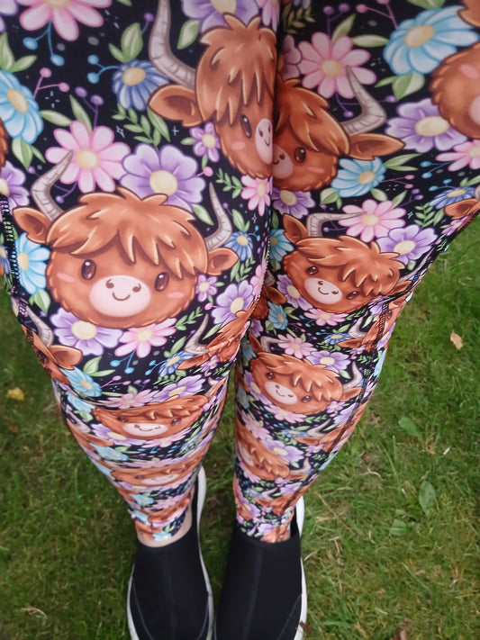 Cutie cows leggings Pockets