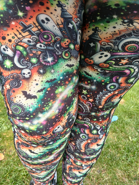 Magic Halloween pocket leggings