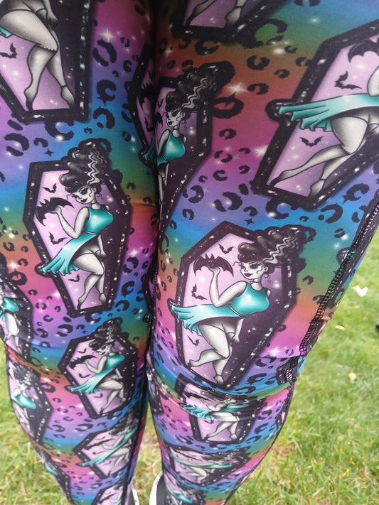 Franken Bride pocket leggings