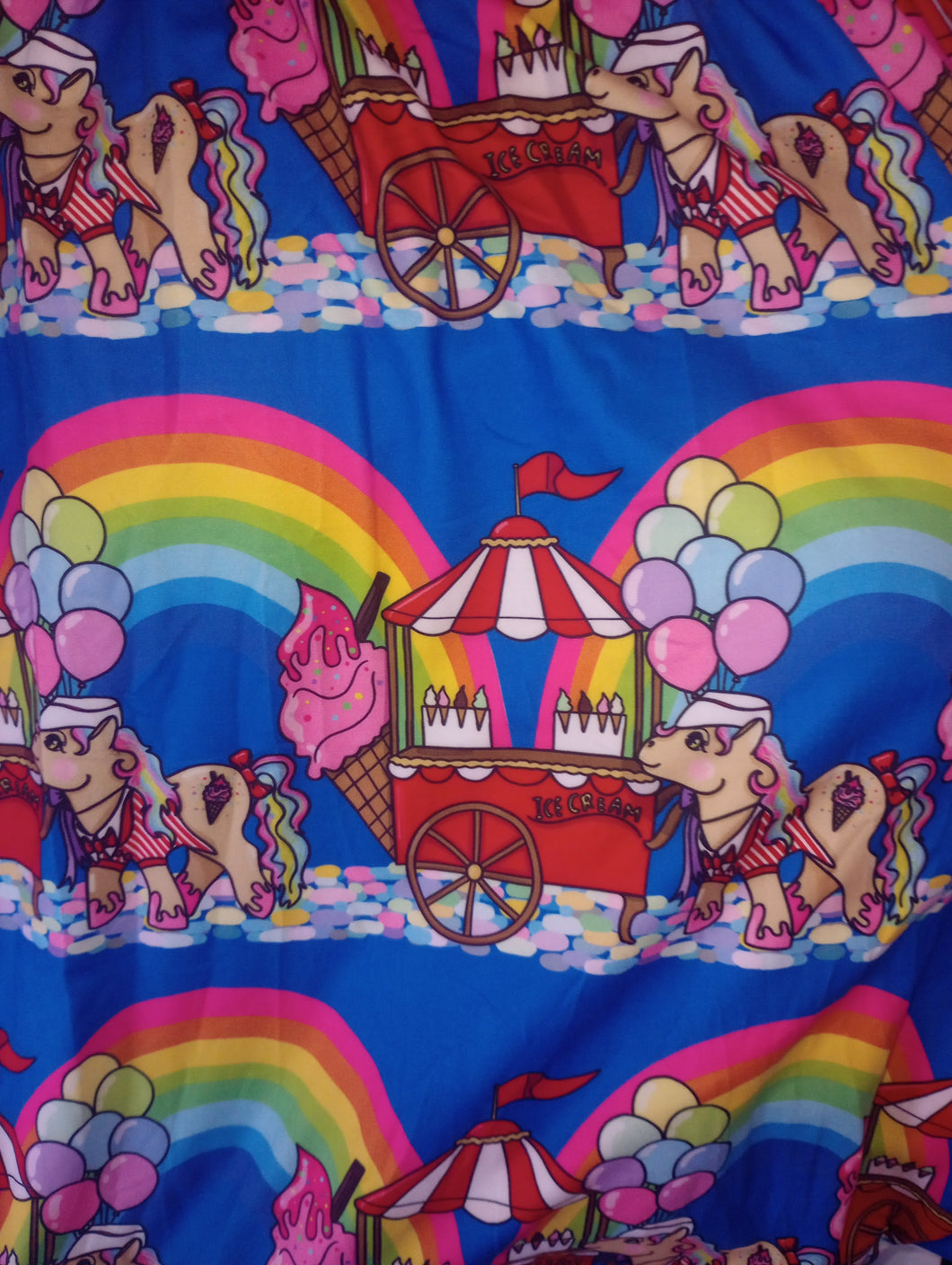 Ice cream Pony Wrap Style Dress