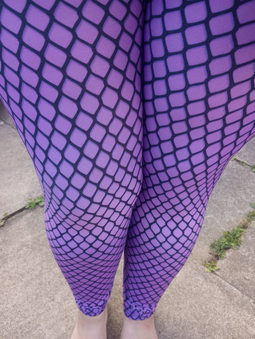 Purple Fishnet YOGA