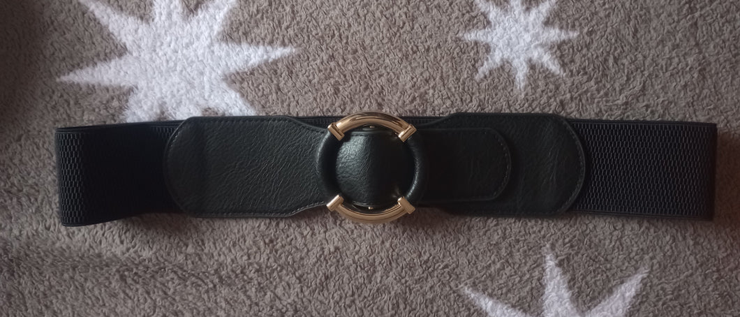 Black Buckle Belt (adjustable)