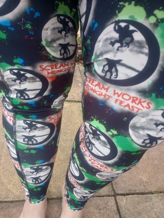 Screamworks yoga leggings POCKETS