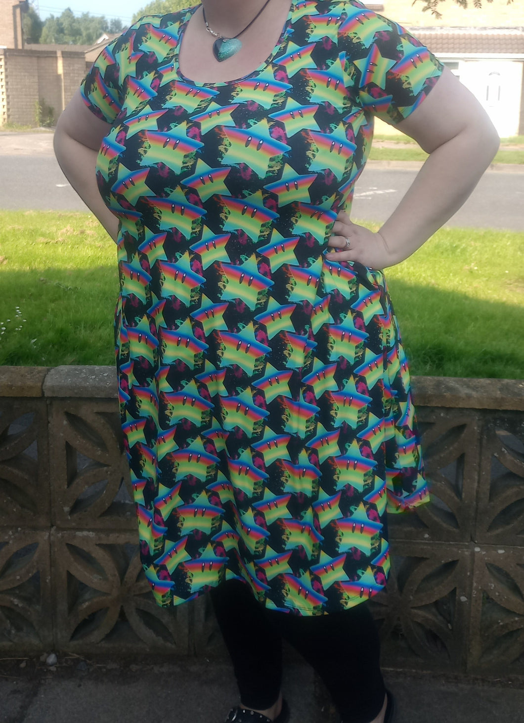 Rainbow Stars Dress (picture to show design)