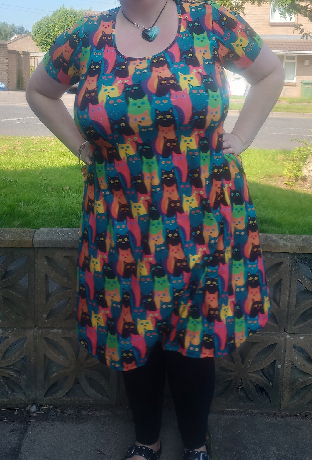 Rainbow Cats Dress (picture to show design)