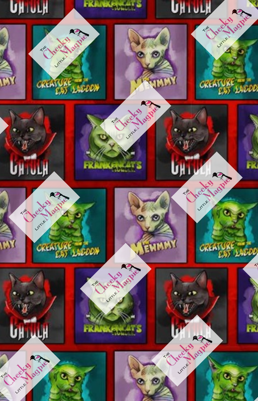 Wrap Style Dress Horror Movie Cats