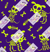 Load image into Gallery viewer, Skelly dogs and cats Yoga POCKETS
