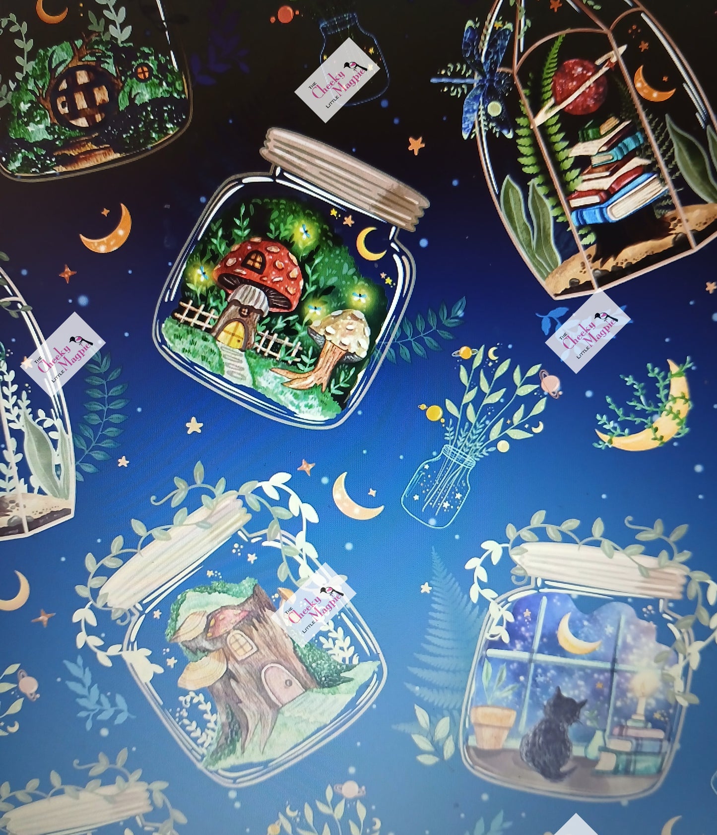 PRE ORDER Story Jars (cat mushroom) Wrap Style Dress