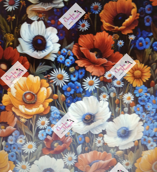 PRE ORDER Wild Poppy Fields Tina Dress