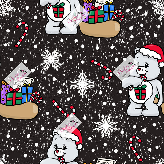 PRE ORDER Christmas Bears Swing dress 3/4 sleeve