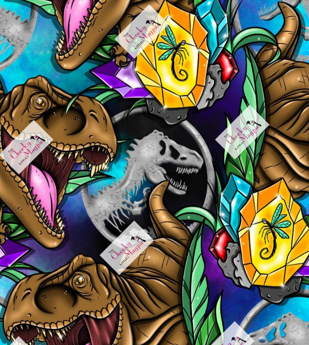 Dinosaur Jurassic Capri Pockets