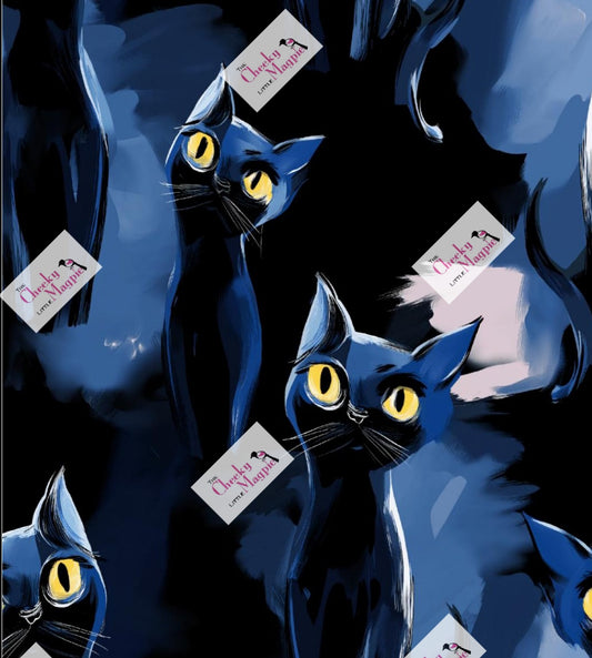 Black cats Capri Pockets