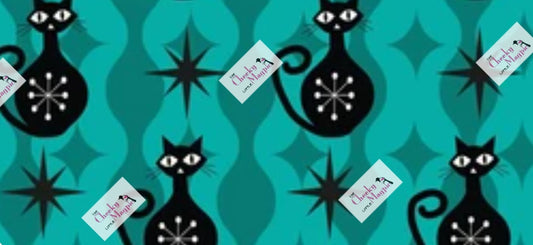 PRE ORDER Atomic Cats Wrap dress