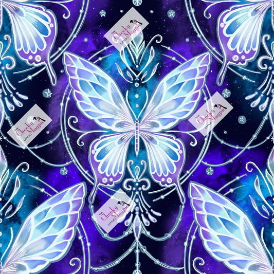 PRE ORDER Glass Butterfly sleeveless Skater Dress