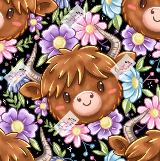 Cutie cows Swing dress (3/4 sleeve)