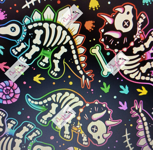 PRE ORDER Skelly Dinos Swing dress (3/4 sleeve)