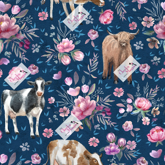 PRE ORDER Floral Cows KIDS