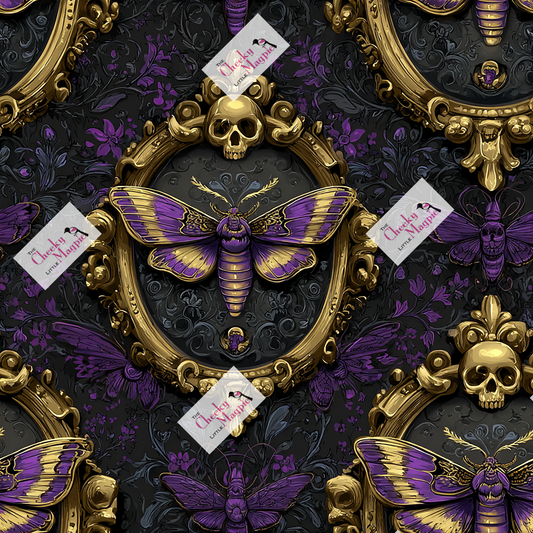 PRE ORDER Gothic Moths pocket leggings