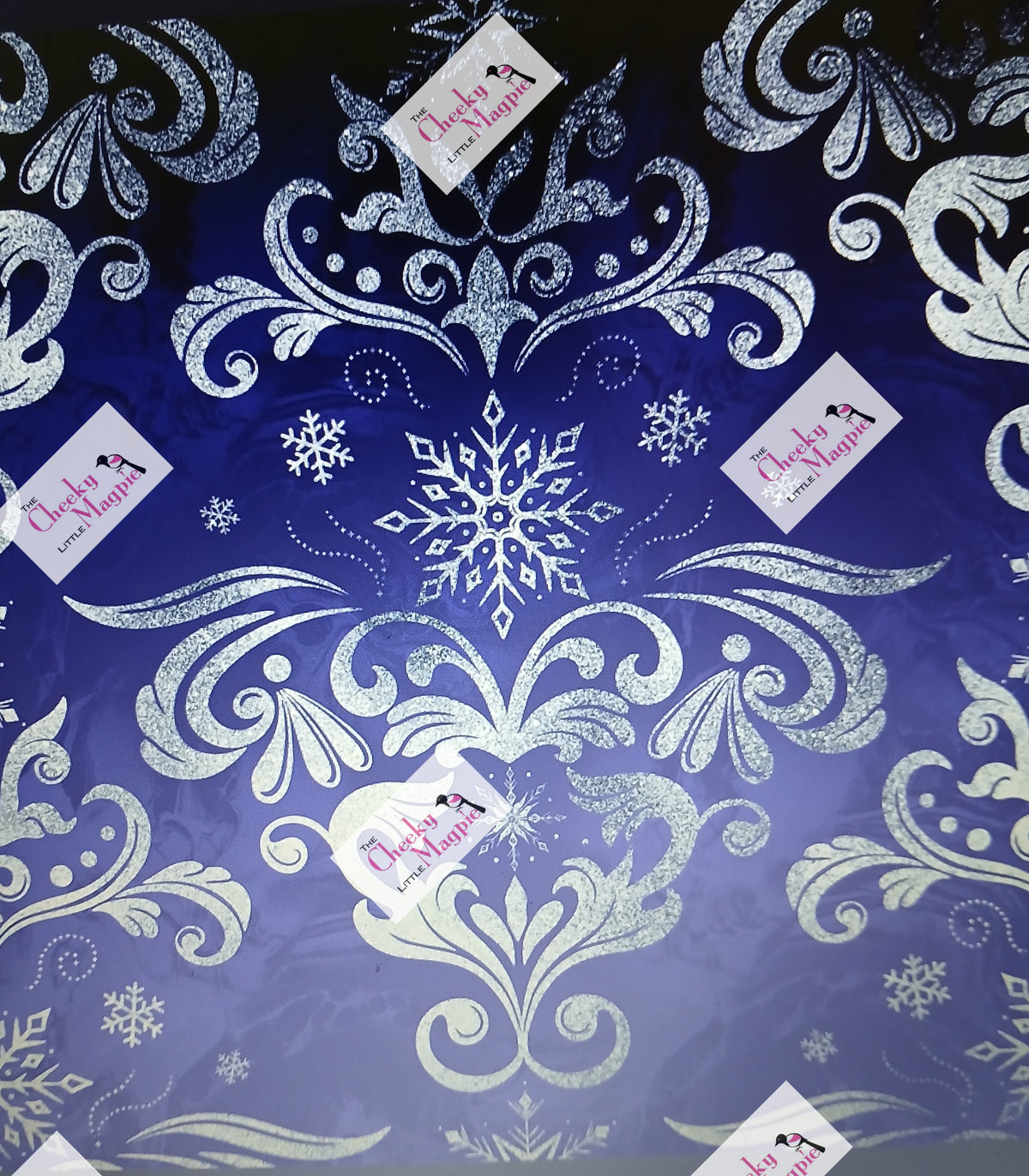 PRE ORDER Damask Snowflake pocket leggings