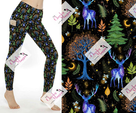 PRE ORDER Magic Garden pocket leggings