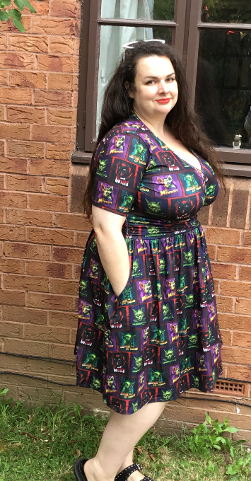 Wrap Style Dress Horror Movie Cats