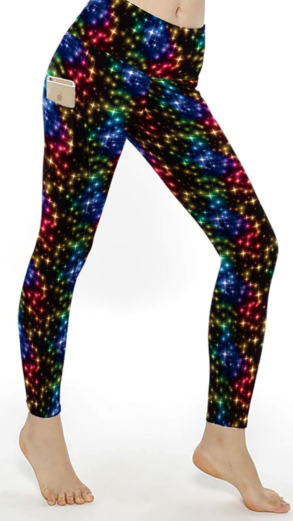 PRE ORDER Rainbow Lights pocket leggings
