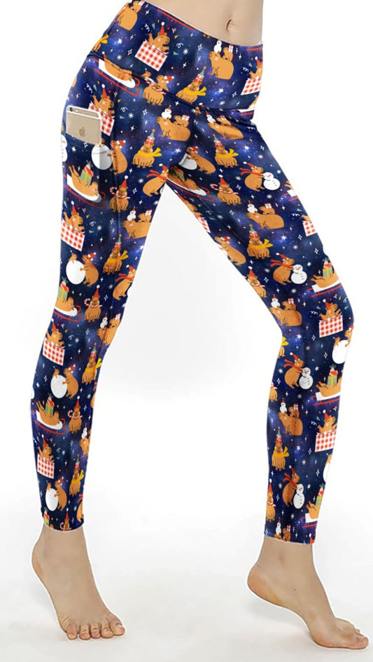 PRE ORDER Capybara Christmas Pockets