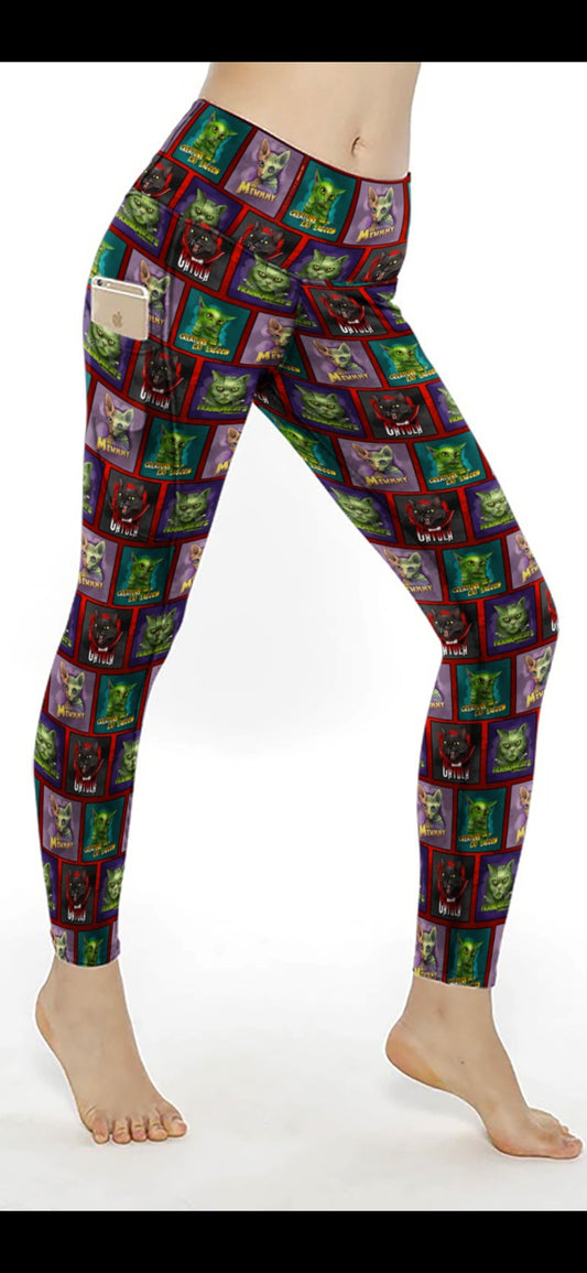 PRE ORDER Horror Cats pockets