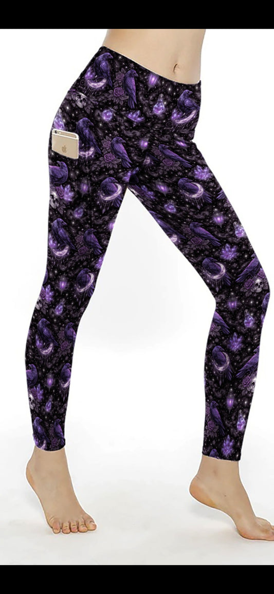PRE ORDER Witchy Raven Pockets